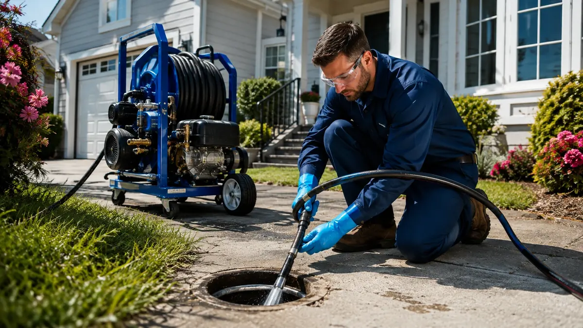 Residential Hydro Jet Drain Cleaning in Santee